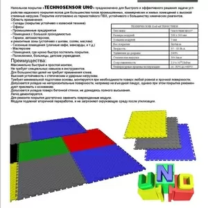 Модульное напольное покрытие «TECHNOSENSOR UNO» 