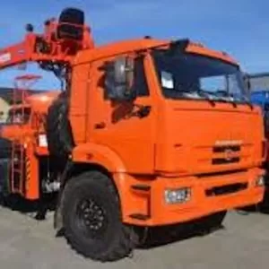 Бортовой автомобиль КамАЗ-43118 с краном-манипулятором Kanglim KS1256G