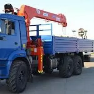 Бортовой автомобиль КамАЗ-53229 с краном-манипулятором XSMG SQ63SK3Q