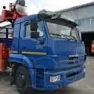 Бортовой автомобиль КамАЗ-65117 с краном-манипулятором Kanglim KS1256G