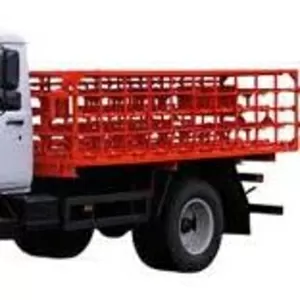 Машина для перевозки баллонов со сжиженным газом КТ-602-01