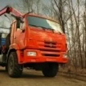 Автокран МКТ-25.7 (увел. опорн. контур) шасси 6х6 КАМАЗ