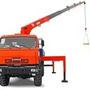 Кран манипулятор Kanglim KS1256G-II шасси Камаз-43118