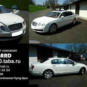 Аренда автомобиля Bentley Continental Flying Spur белого цвета для люб