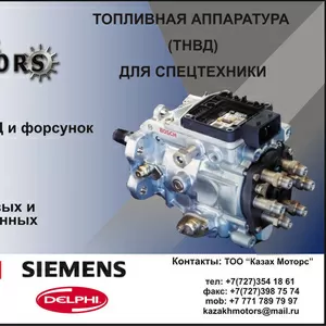 Продажа и ремонт топливной аппаратуры (ТНВД) для спецтехники