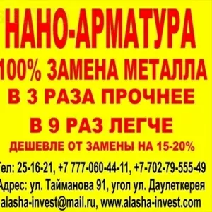 НАНО-АРМАТУРА! Дешевле! Легче! Надежнее!