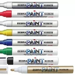 Маркеры по металу  PAINT MARKER ZEBRA (1, 5-2, 0мм)