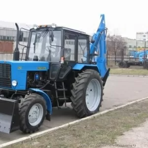 Экскаватор-бульдозер ЭО-2621 на базе трактора МТЗ 82.1