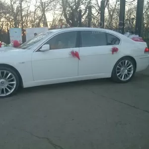 обслуживание свадеб,  деловых встреч (свадьба, торжество) BMW 7 Long