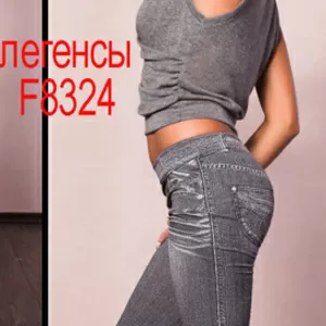 F8324-3000 тг серые легенсы-джинсы