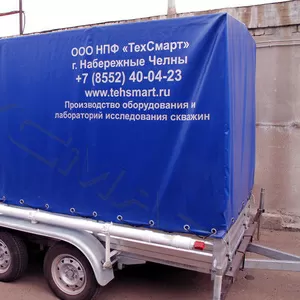 Станция исследований скважин на базе автомобильного прицепа.