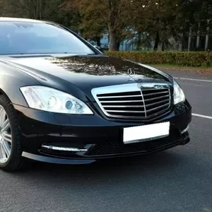 Самый крутой кортеж из черных и белых Mercedes-Benz S-Class W 221 Long