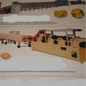 Туннельная печь для производства печенья(затяжное, сахарное)