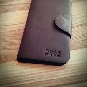 Мужское портмоне HUGO BOSS. Бесплатная доставка