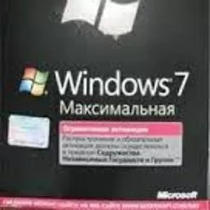 Windows 7 Ultimate Russian Box  32 - 64 Bit