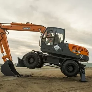 Экскаватор колесный Е-170W.
