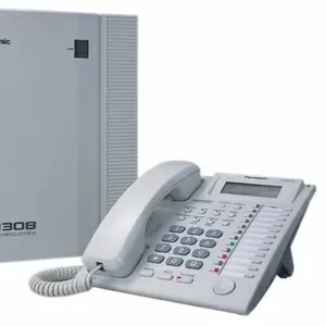 Мини АТС Panasonic аналоговая kx-TEB308 на 3 внешних 8 внутренних