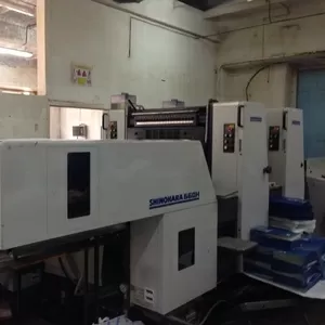 2х красочная печатная машина   shinohara 66 IIH