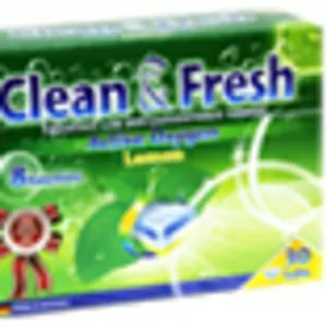 Супер таблетки для посудомоечных машин Clean & Fresh из Германии