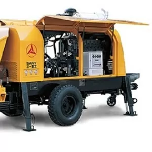 Станционарно-прицепной бетононасос SANY HBT 60C-1413DIII,  пр-во Китай, 