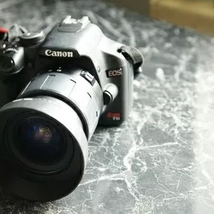 Canon 500D с объективом Tamron 28-80