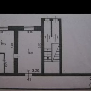 Продам 1-комнатную квартиру в Павлодаре высокие потолки