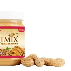 Арахисовая паста NUTMIX сладкая,  500 гр.