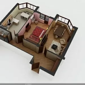 Продам 2-х комнат. квартиру в ЖК Гринпарк
