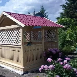 Беседки из дерева на заказ в Усть-Каменогорске