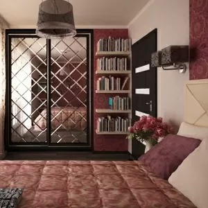 Фацетное зеркальное панно 