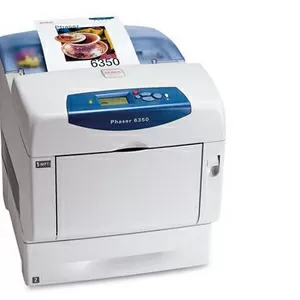 Продам БУ XEROX Phaser 6350 + черный картридж