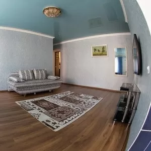 Посуточно 3-комнатная квартира с евроремонтом в центре Костаная.