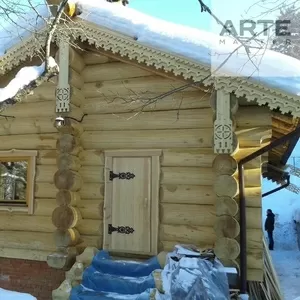  Строительство деревянных домов и бань из круглого бревна.