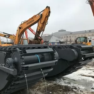 Понтоны для экскаватора 14-16 тонн