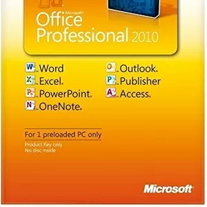 Microsoft office 2010 pro,  key kart