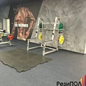 Спортивное резиновое рулонное покрытие 6мм