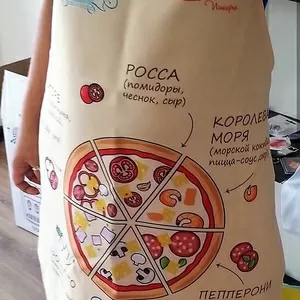 Пошив фартуков,  нанесение логотипа