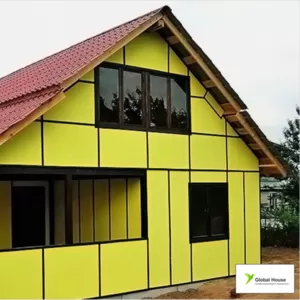 Облицовка фасада сэндвич панелями