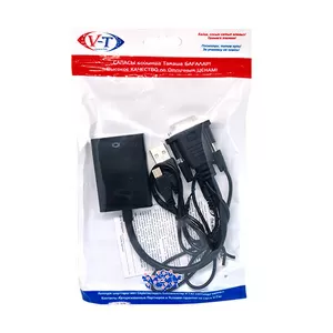 Адаптер ViTi VHD (VGA на HDMI,  с аудио)