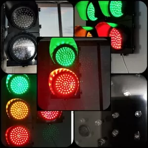 Светодиодный пешеходный светофор - ø 200 мм 