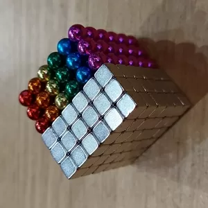 Магнитный Неокуб МИКС. Neocube. 108 кубиков + 108 шариков. Головоломка