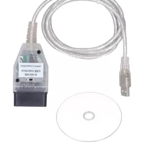 Диагностический кабель для BMW K+DCAN c переключателем.