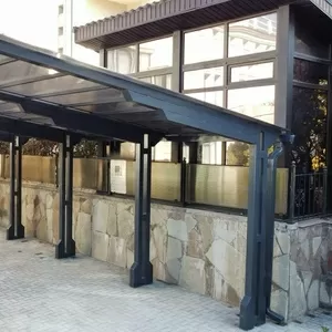 Навесы под ключ: Алматы,  Талдыкорган,  Конаев. Гарантия