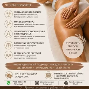 Профессиональный массаж в Алматы.