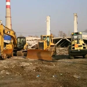 Экскаватор,  Бульдозер,  Виброкаток